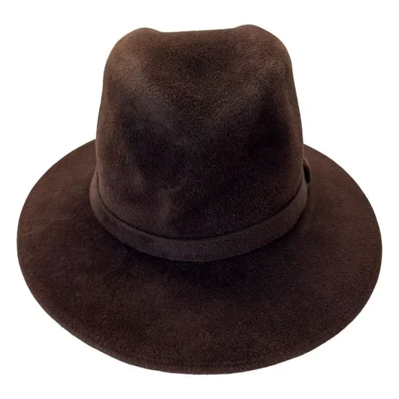 Vintage Brown Launcelot Genuine Velour Hat - Picture 4 of 9